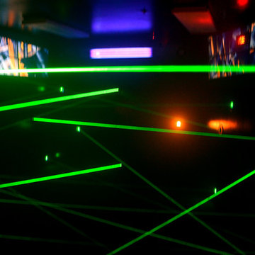 Batman Laser Challenge Theming - Interior UV Graphics