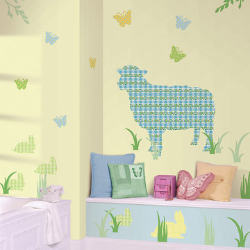 Betty the Sheep Wall Art Kit from WallPops