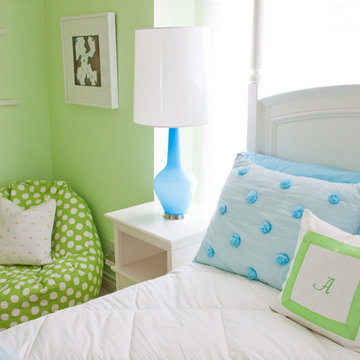 Blue & Green Girl's Room