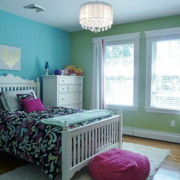 Blue & Green Girls Bedroom