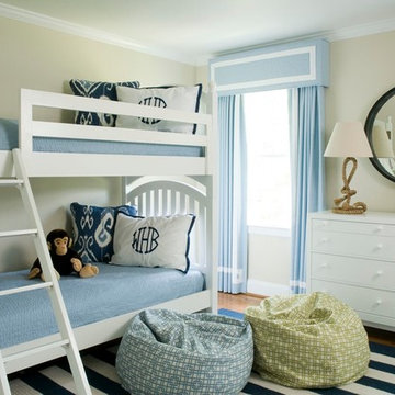 Blue & White Big Boy Room