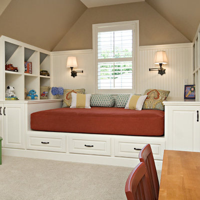 Inspiration for a timeless playroom remodel in Raleigh