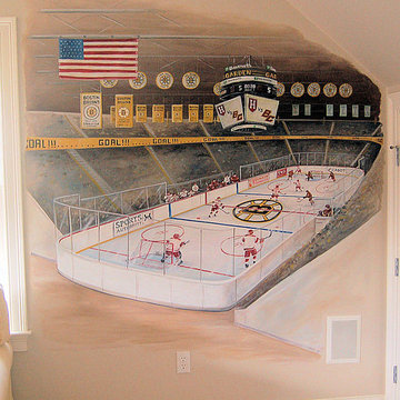 Boston Garden Bedroom Mural