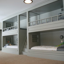built in bunks for bunk/rec room