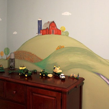Boy's Bedroom Mural