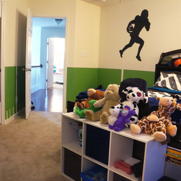 Boy's Football Bedroom