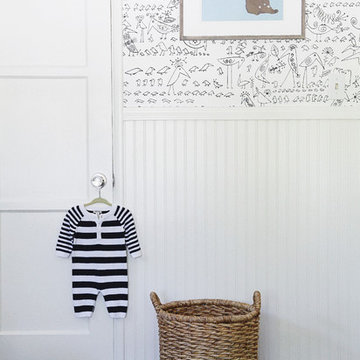 Boy's Vintage Modern Nursery-Sherman Oaks California