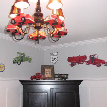 Boy's vintage truck room