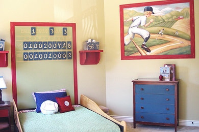 Boys Baseball Bedroom, "Home Run!"