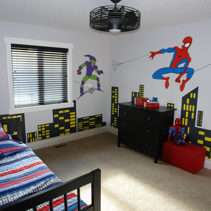 Spiderman Bedroom Photos Ideas Houzz   Boys Spiderman Bedroom Sara Lynn Interiors Img~e08187d70260ea21 1207 1 2b9eaff W720 H720 B2 P0 