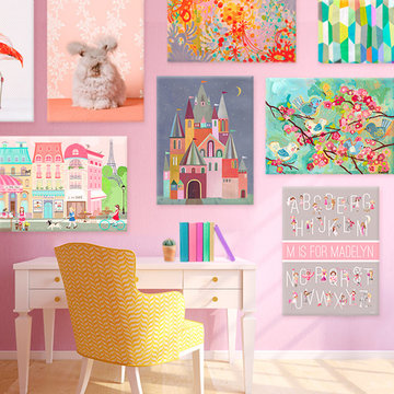Bright and Cheery Girly Bedroom
