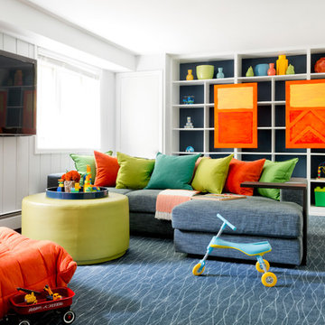 Brightly Colored Playroom - Pleasantville, New York