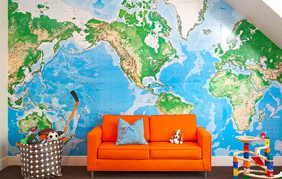 Expand Your Horizons With Map Wallpaper and Decals