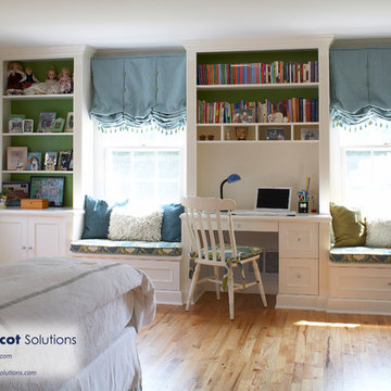 Built-in Book Shelf Designs by Wainscot Solutions