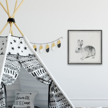 "Bunny Rat" Framed Painting Print