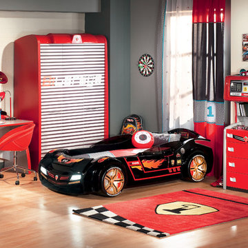 Car bed kids bedroom - Night Rider Car Bed
