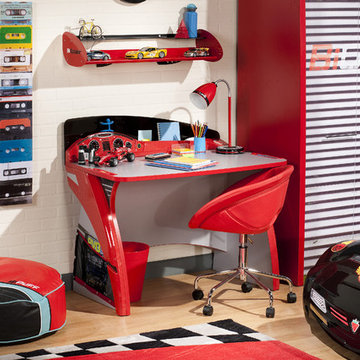 Car bed kids bedroom - Turbo Desk