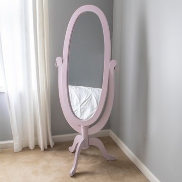 Caroline Chevel Mirror, Pink
