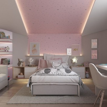 CG Interior Image For a Fun and Comfy Children’s Room