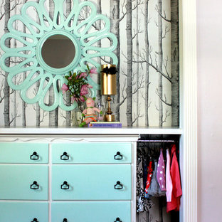 mirrored changing table