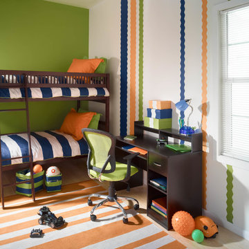 Chevron Accent Kids Bedroom