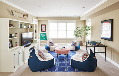 Room of the Day: Sports Theme for a Game Room