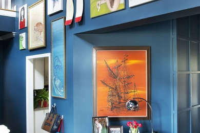 Design ideas for a coastal kids' bedroom in Chicago.