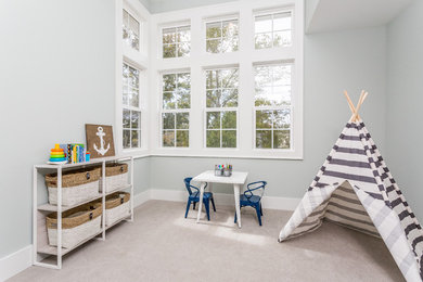 Beach style kids' room photo in Other