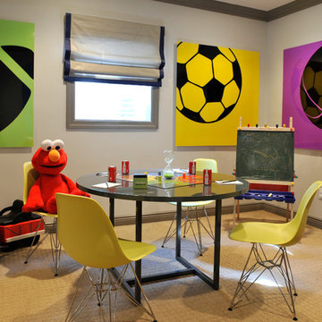 Classic Contemporary Game Room