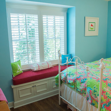 Colorful Edina guest bath/girls bath bedroom remodel