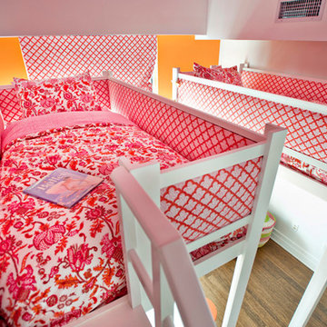 Colorful Family Loft Interior Design & Renovation Kids Room, Brooklyn