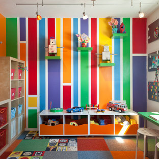 Colorful Mid Century Modern Residence