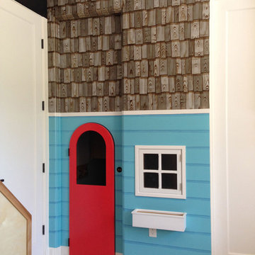 Completed playhouse exterior
