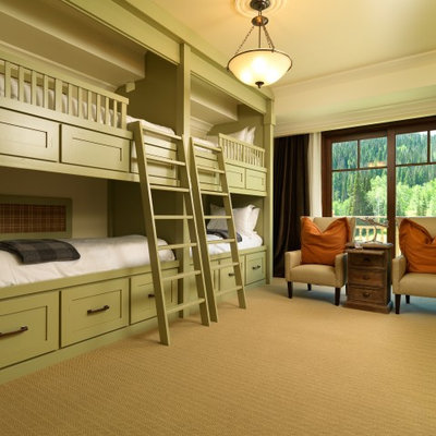 Inspiration for a contemporary gender-neutral carpeted kids' room remodel in Salt Lake City