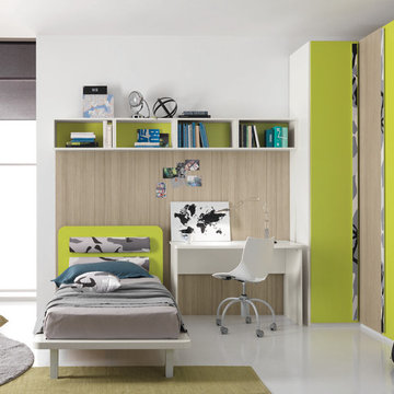 Corner Kids Room Design ONE 405 by SPAR, Italy | www.umodstyle.com
