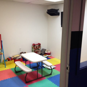 CrossFit West Chester Kids Play Room Designed by Studio 882 Furniture + Design