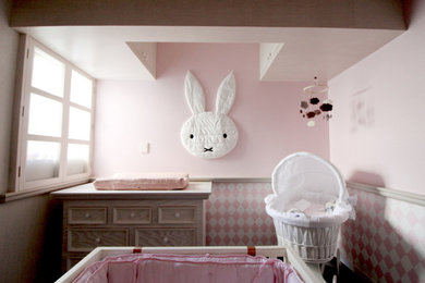 Example of a classic kids' room design in Mexico City