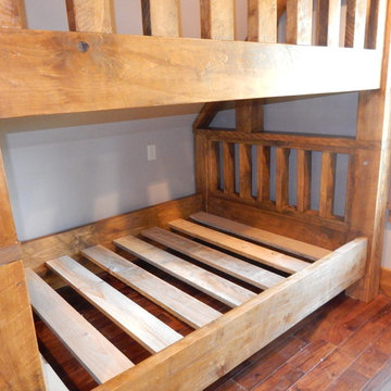 Custom heavy duty timber bunk beds