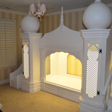 Disney Princess Girls Princess Castle Bed