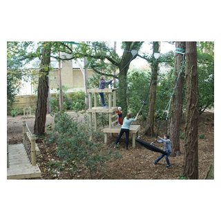 Rope Bridge - Traditional - Garden - London - by Treehouse Wizards