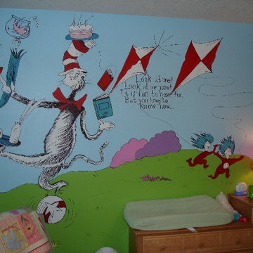 Dr. Seuss Wall to Wall Storybook Mural
