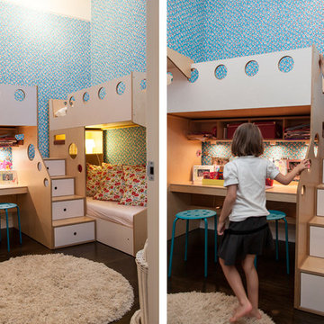 DUMBO; Loft beds for sisters' shared room