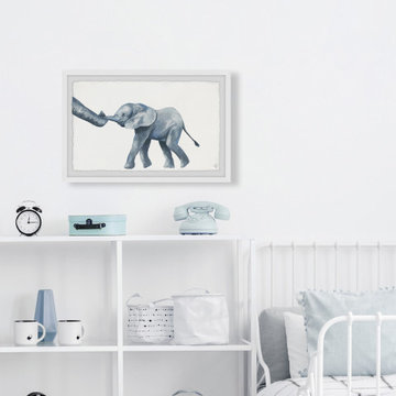 "Elephant Trunks" Framed Painting Print