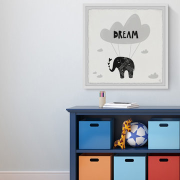 "Elephants Dream" Framed Painting Print