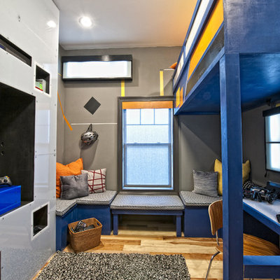 Eclectic kids' bedroom photo in Other