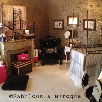 Fabulous and Baroque's Belle de Fleur chair - Black