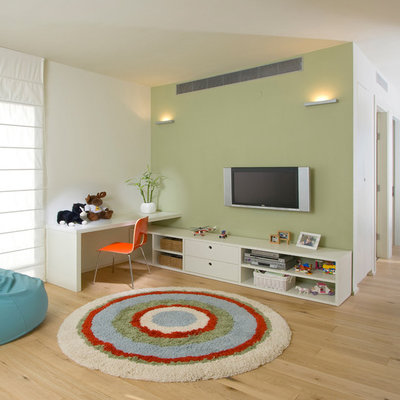 Playroom - contemporary playroom idea in Other