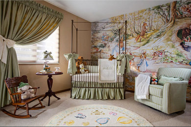 シカゴにあるトラディショナルスタイルのおしゃれな子供部屋の写真