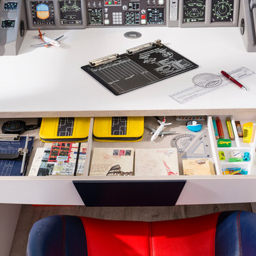 First Class Airplane Kids Bedroom