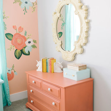 Floral Girls Bedroom by Design Loves Detail